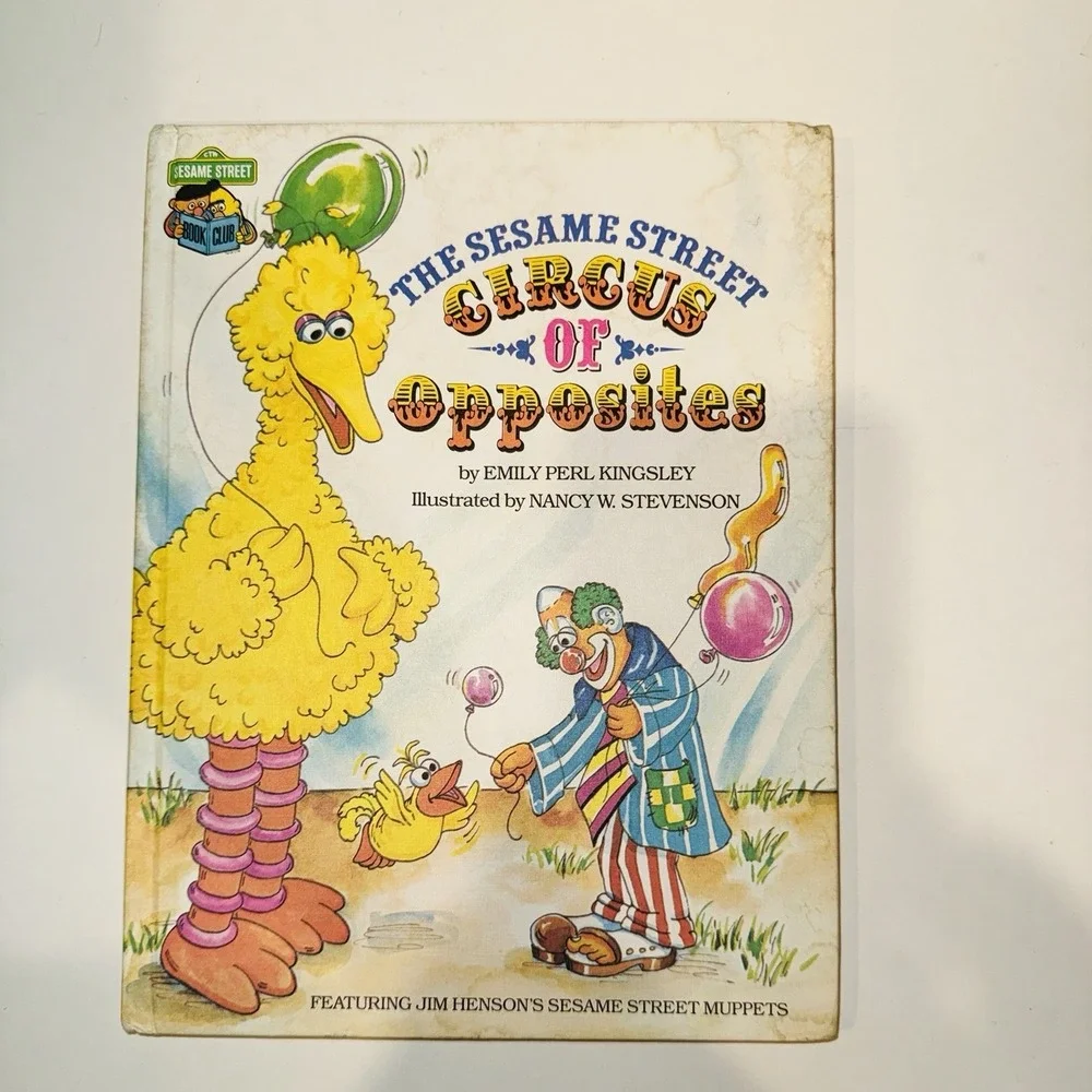 Vintage Sesame Street Book Club Hardcover Lot of 8 Grover Big Bird Count